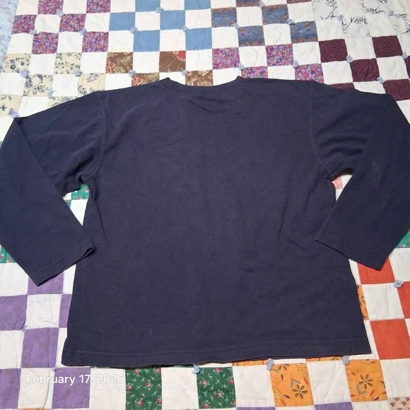 Vintage Jordache 3 Teddy Bear Girls Youth Shirt Size Large Dark Navy Blue - Picture 5 of 6